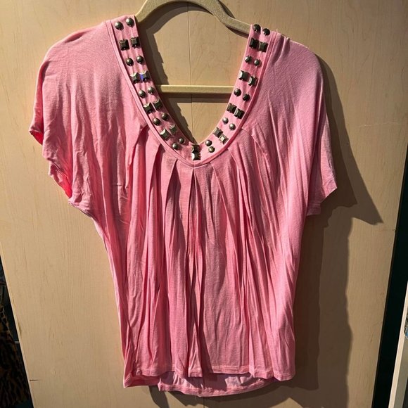 Bebe 2b Pink Passionfruit Top Size S Small - Picture 1 of 5